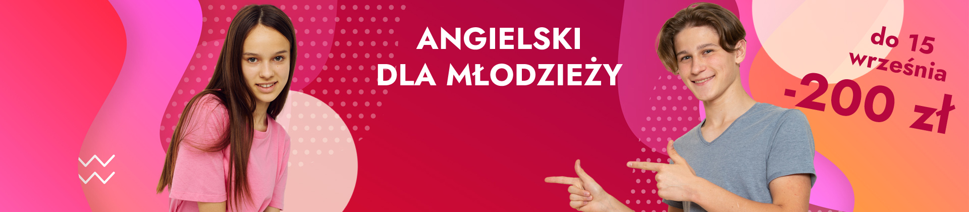 angielski dla młodzieży kursy roczne 2025/26