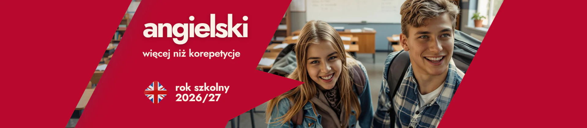 Angielski dla młodzieży - rok szkolny 2026/2027